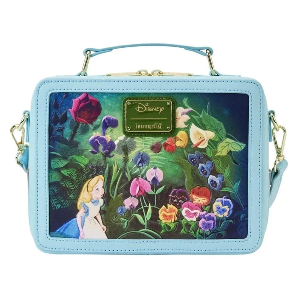 Loungefly Disney Alice in‎ Wonderland Vintage Lunchbox Crossbody Bag